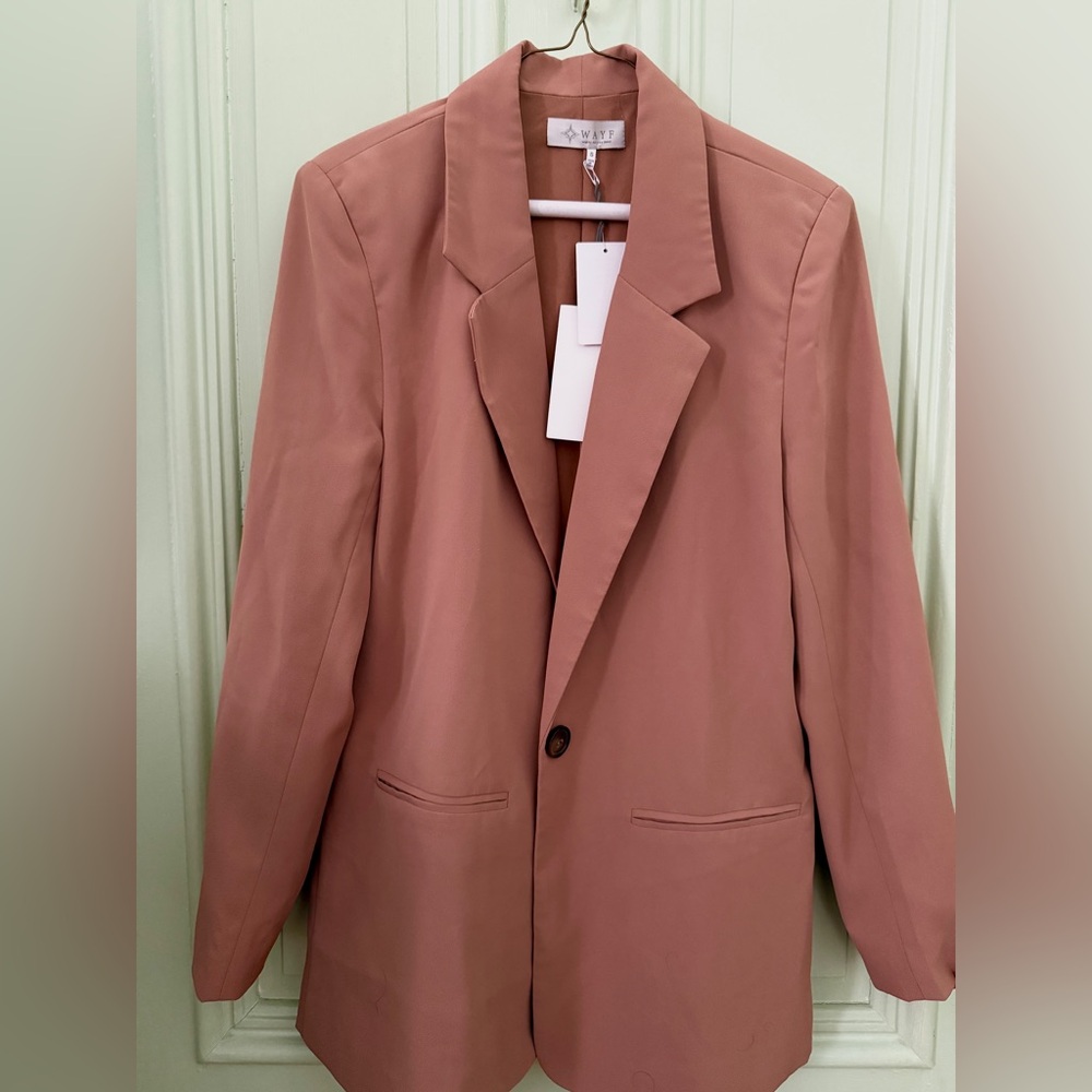 NWT Nordstrom Rack Camel Women’s Blazer Jacket - Never Worn - Tags On